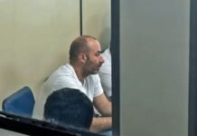 Deprimido, y con duros 6 meses por delante, Cerimedo pasó su primera noche en la prisión de Palmasola
