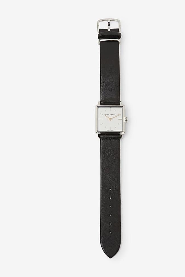 Reloj con esfera cuadrada de Isabel Marant.