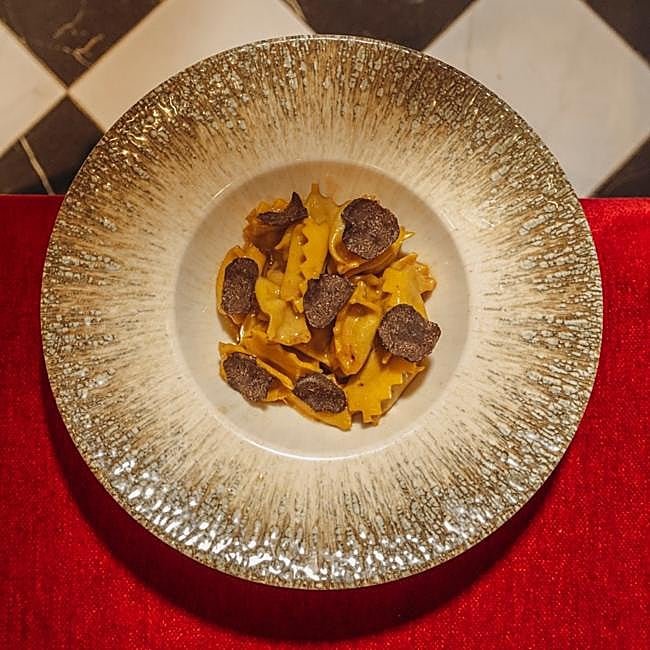 Los tagliono al tartufo de Trebbiano, que nos sumerge en la cocina de la región itañiana de Abruzzo.