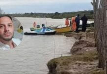 Hallaron el cuerpo de Fabián Falcón, el chaqueño que era buscado en el río Paraná