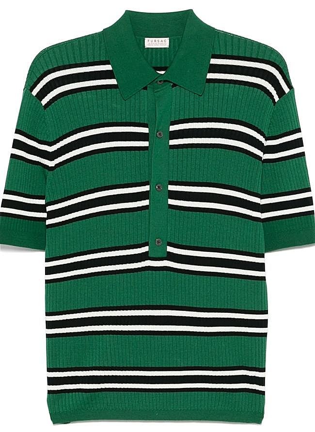 Imagen - Polo verde con rayas, de FURSAC (278 euros).