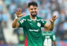 Show del Flaco López en Brasil: dos golazos para Palmeiras y una racha que no se detiene