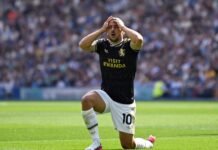 Sin Dibu Martínez, el Aston Villa vive una pesadilla: le hicieron cuatro goles en 30 minutos vs Brighton en la Premier League
