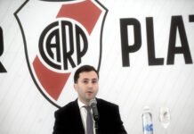 Stefano Di Carlo, presidente de River: «Fue un error de forma separar a los jugadores al predio de Cantilo»