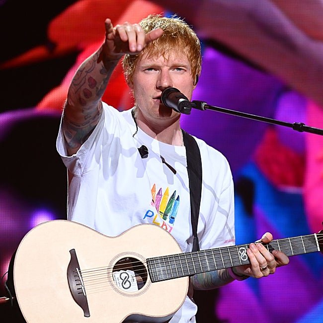 Ed Sheeran durante un concierto en Londres.