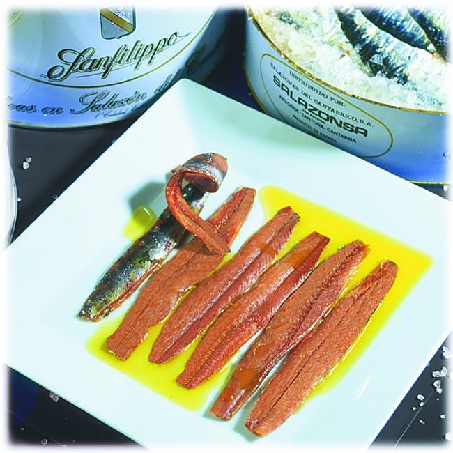 Anchoas de la empresa cántabra, Sanfilippo