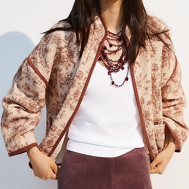 Kimono estampado de ese O ese, 79,90 euros.