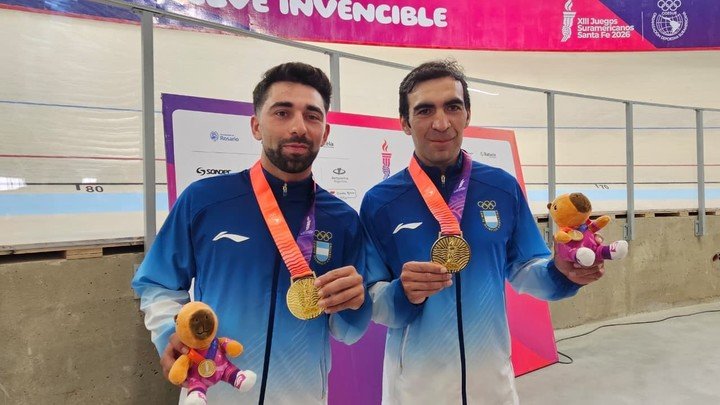 Ramos y Méndez ganaron el oro en Madison. Foto Prensa COA