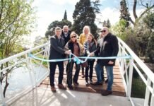 Passerini habilitó el renovado puente “Gerónima” entre las islas Encantada y Crisol, en pleno Parque Sarmiento