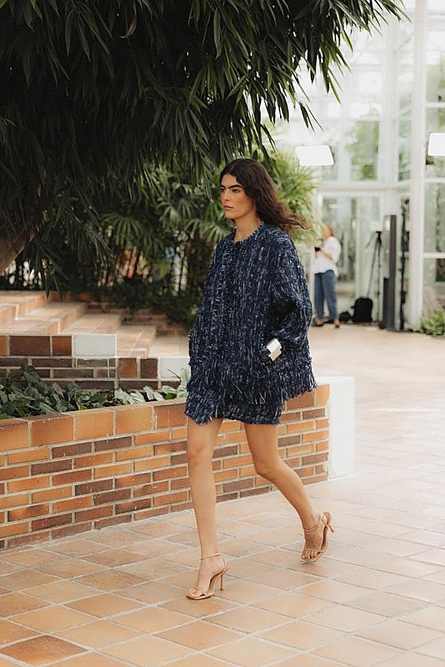 Look de SIMORRA en Mercedes-Benz Fashion Week Madrid.