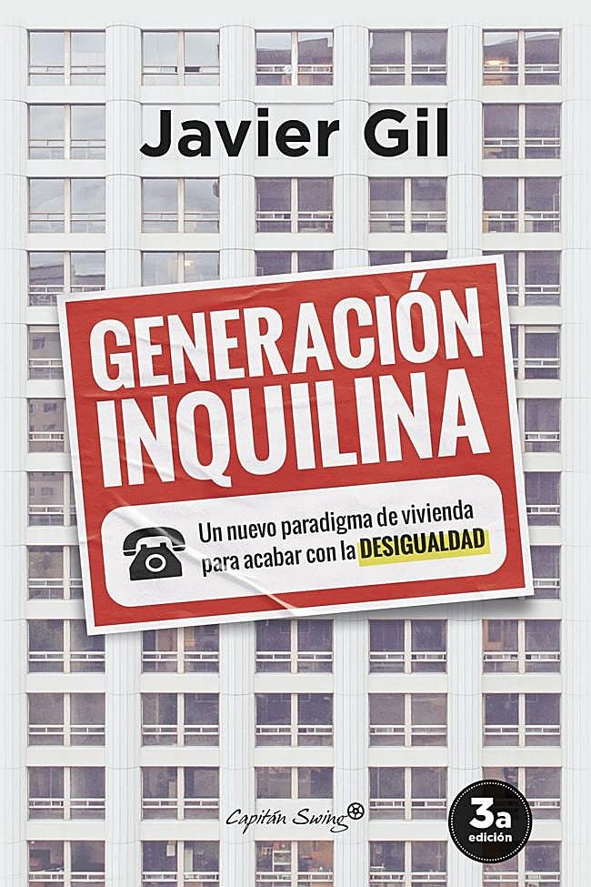Portada de Generación inquilina, el libro de Javier Gil.