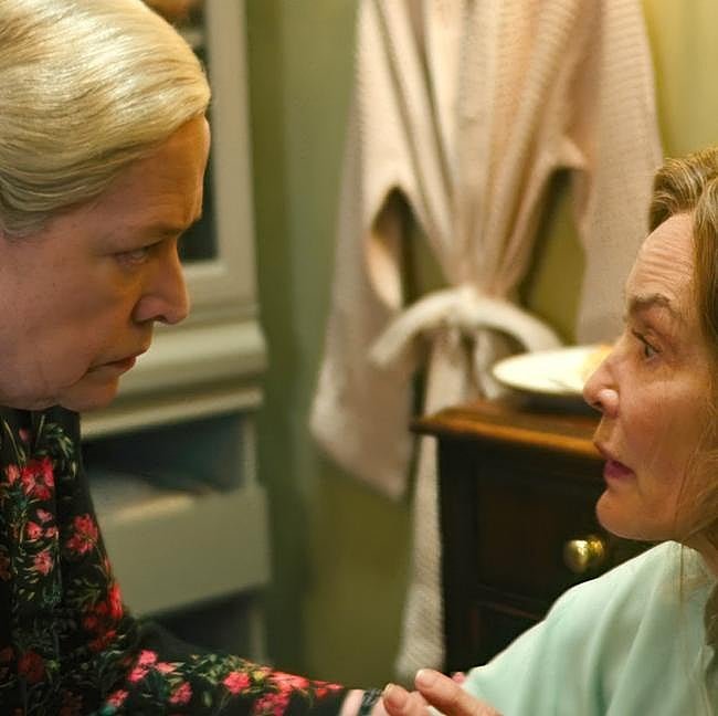 Kathy Bates y Jessica Lange en la película de 2025 La gran Lillian Hall.