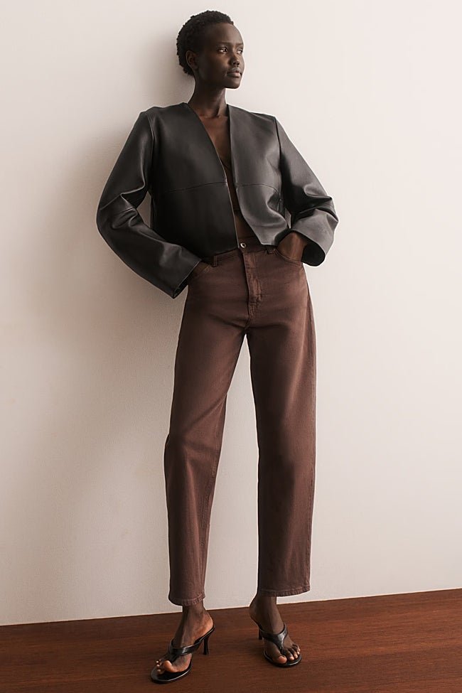 Vaqueros marrones de H&M (24,99 euros)