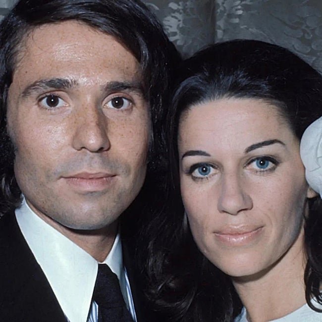 Raphael y Natalia Figueroa, el día de su boda en Venecia, en 1972.
