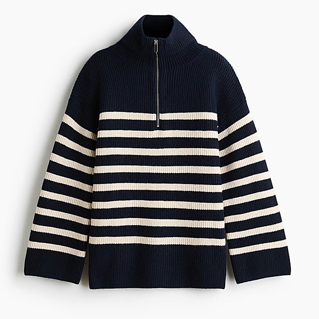 Jersey con estampado de rayas de H&M (34,99 euros)