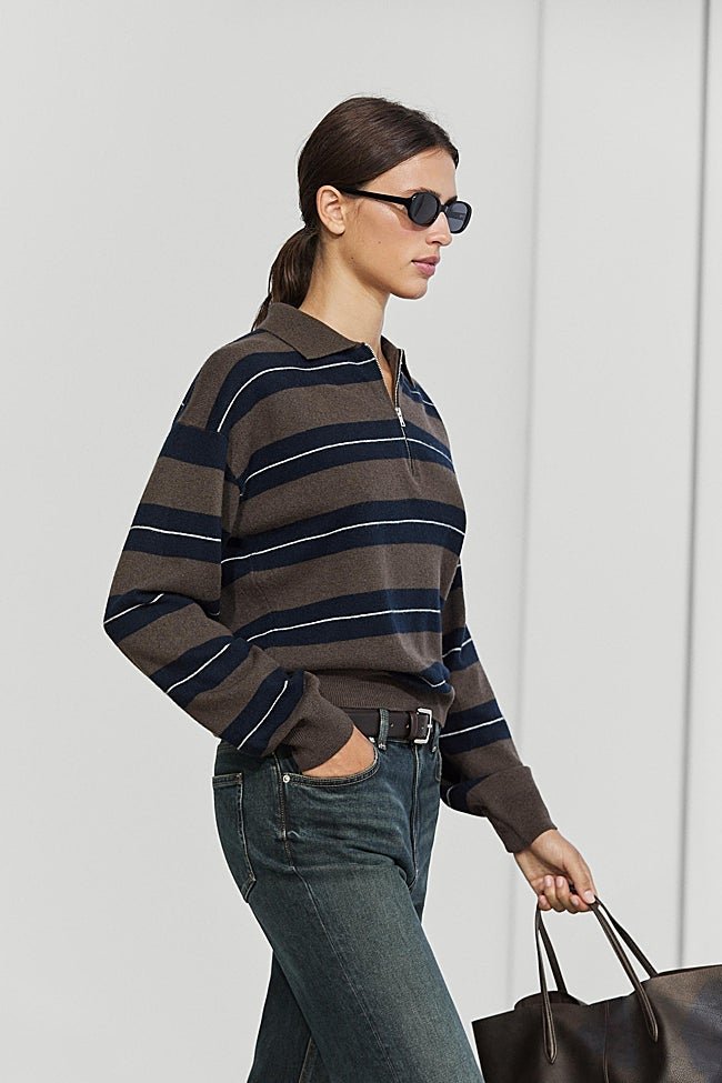 Jersey con estampado de rayas de Massimo Dutti (69,99 euros)