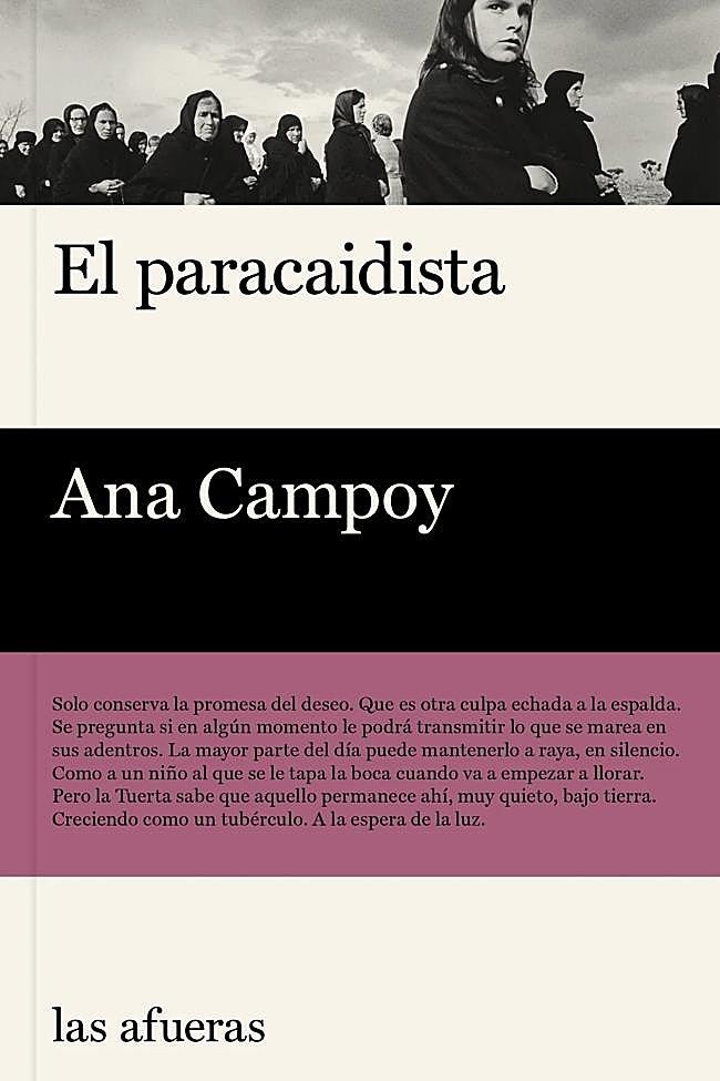 Portada de la novela de Ana Campoy, El paracaidista.