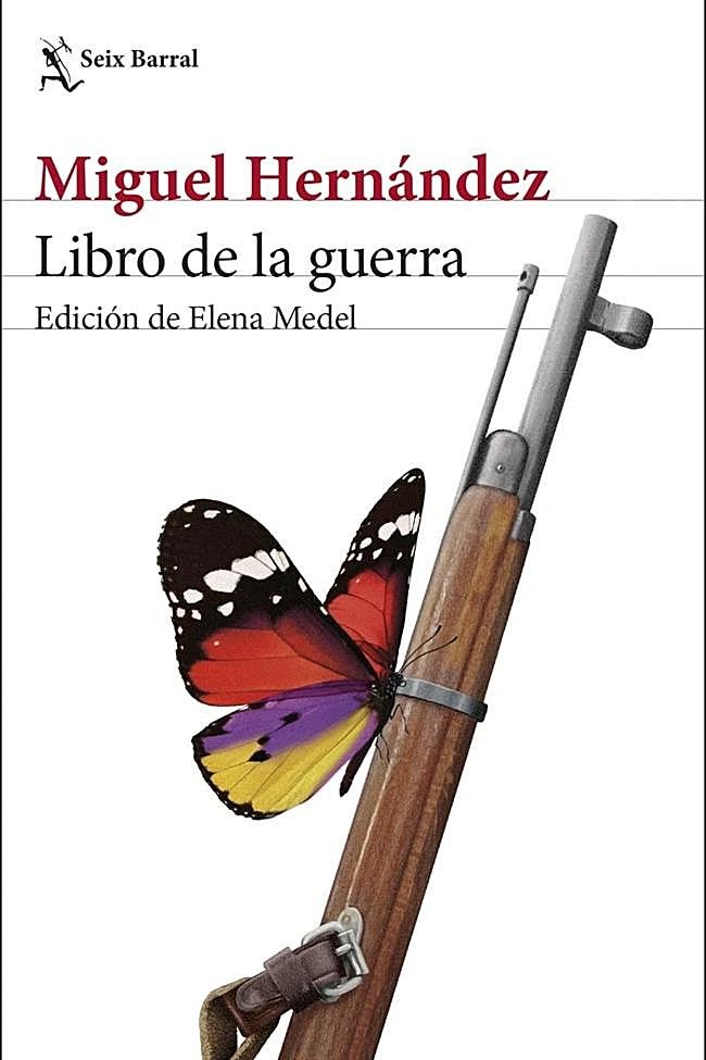 Portada del Libro de la guerra de Miguel Hernández.