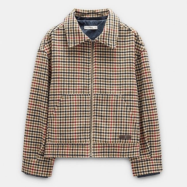 Chaqueta con estampado de cuadros de Parfois (69,99 euros)