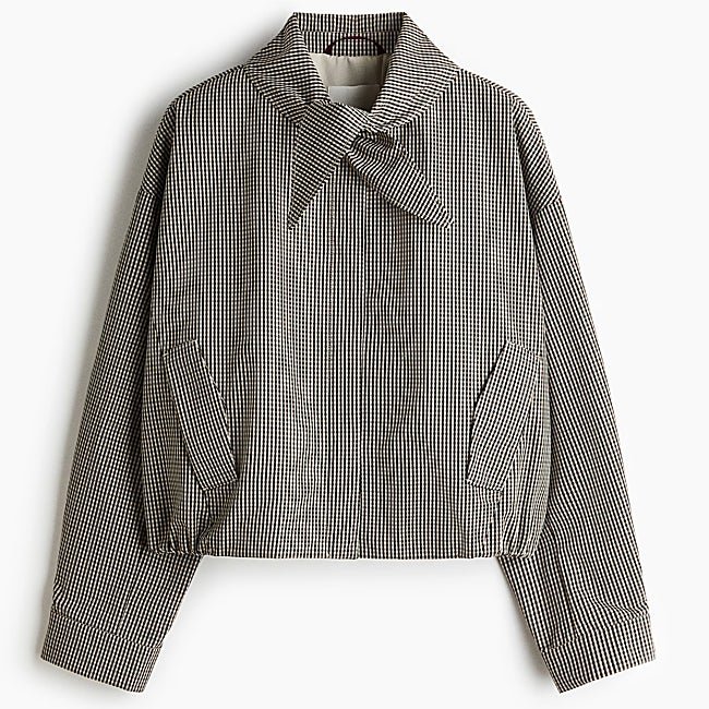 Chaqueta con estampado de cuadros de H&M (34,99 euros)