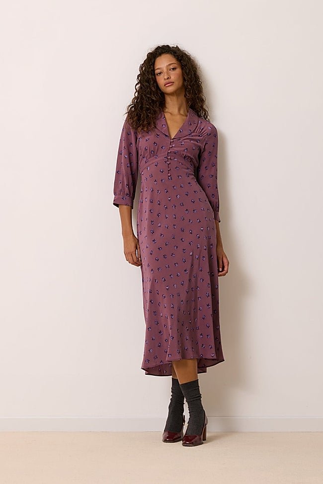 Vestido estampado de Rouje (295 euros)